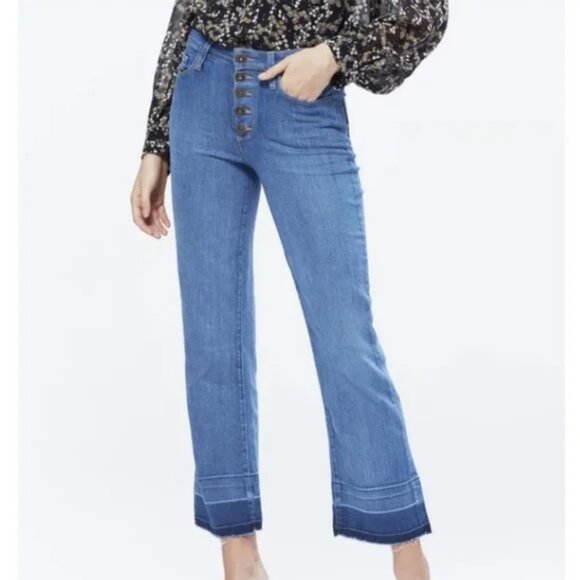 PAIGE Women's High Rise Blue Jeans - Picture 1 of 15